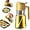 Yellow, variant on PrimeCook Shop 16oz/470ml Glass Olive Oil Sprayer for Cooking – 2 in 1 Olive Oil Dispenser Bottle for Kitchen Gadgets and Air Fryer Accessories, Salad, BBQ - Sky Blue