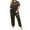 Black, variant on Womens Soft Pajama Sets Sleepwear Women Casual Outfits for Women Womens Pajamas Valentine's Day 2 Piece Pajamas Set