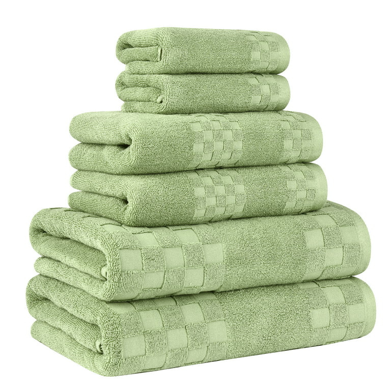 Diaojia Bath Towels Soft Cotton Set - 8,Turkish Cotton Premium & Luxury Towels Bathroom Sets Soft and Fluffy 2 Bath Towel 28 x 55 2 Hand Towel 13
