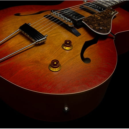 Godin 5th Avenue Jumbo HB Memphis Sun Finish Arch Top Electric Guitar