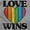 Sport Grey, variant on Vintage Love Wins Pride Rainbow Heart Womens Fitted Plus Size Graphic Tee Brisco Brands 2X