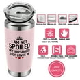 thumbnail image 3 of Vaso aislante de acero inoxidable rosa KatandNat de 20 oz, 3 of 8
