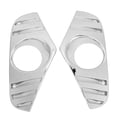 thumbnail image 5 of 2pcs Car Front Foglight Cover ABS Chrome Silver Wearproof Replacement for RAV4 2019‑2021, 5 of 5