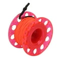 thumbnail image 1 of Finger Reel, Polyester Fiber Rope High Strength Diving Spool Long Durability  for Underwater Cave Wreck Exploration White Reel,Red Reel, 1 of 7