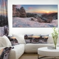 thumbnail image 1 of Slovakia Panorama at Winter - Landscape Canvas Art Print, 1 of 4