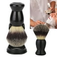 thumbnail image 3 of Spptty Support Professionnel en Acrylique Noir pour Brosse de Rasage, Support pour Brosse à Barbe, Outil de Rasage, 3 of 8