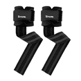 thumbnail image 1 of Par De Straps Muñequera Bloosom  Gym Crossfit Pesas Correa De Soporte Negro/ Gris, 1 of 4