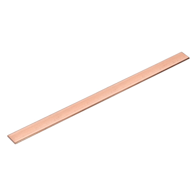 Uxcell 1Pack Barra plana de cobre, Grosor de 1/16" x Ancho de 25/32" x Longitud de 12"