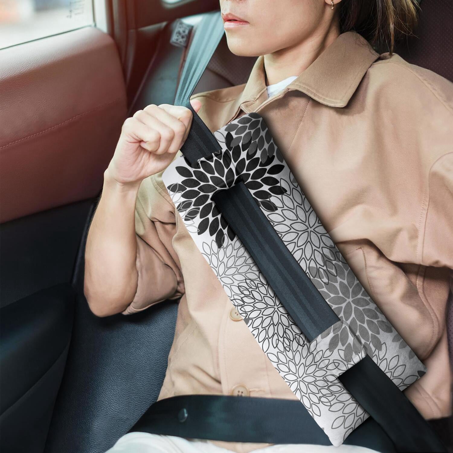 Chest Protection Seat Belt Pillow Post-Mastectomy Comfort Cushion (Bohemian)