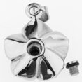 thumbnail image 4 of 2x cineraria cineraria cineraria de cenizas de cenizas de cremación conmemorativa de material acero inoxidable colgante collar de cadena de rosas joyería de para eres y Yinane Colgante de flor conmemorativa, 4 of 7