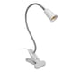 thumbnail image 4 of Portalámparas Con Clip De Escritorio, 11,8 Pulgadas, Cuello De Cisne, Casquillo De Luz E27, Soporte De Luz Con Clip De Escritorio Flexible Ajustable Para Cabecera, 4 of 7