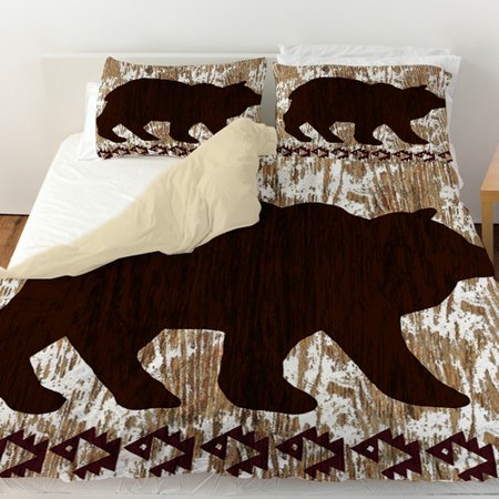 Manual Woodworkers & Weavers Wilderness Bear Duvet Cover