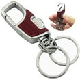 thumbnail image 1 of 3PCS Porte-Clés Combinaison Inoxydable de Porte-Clés d'Affaires de Voiture de Luxe, 1 of 4