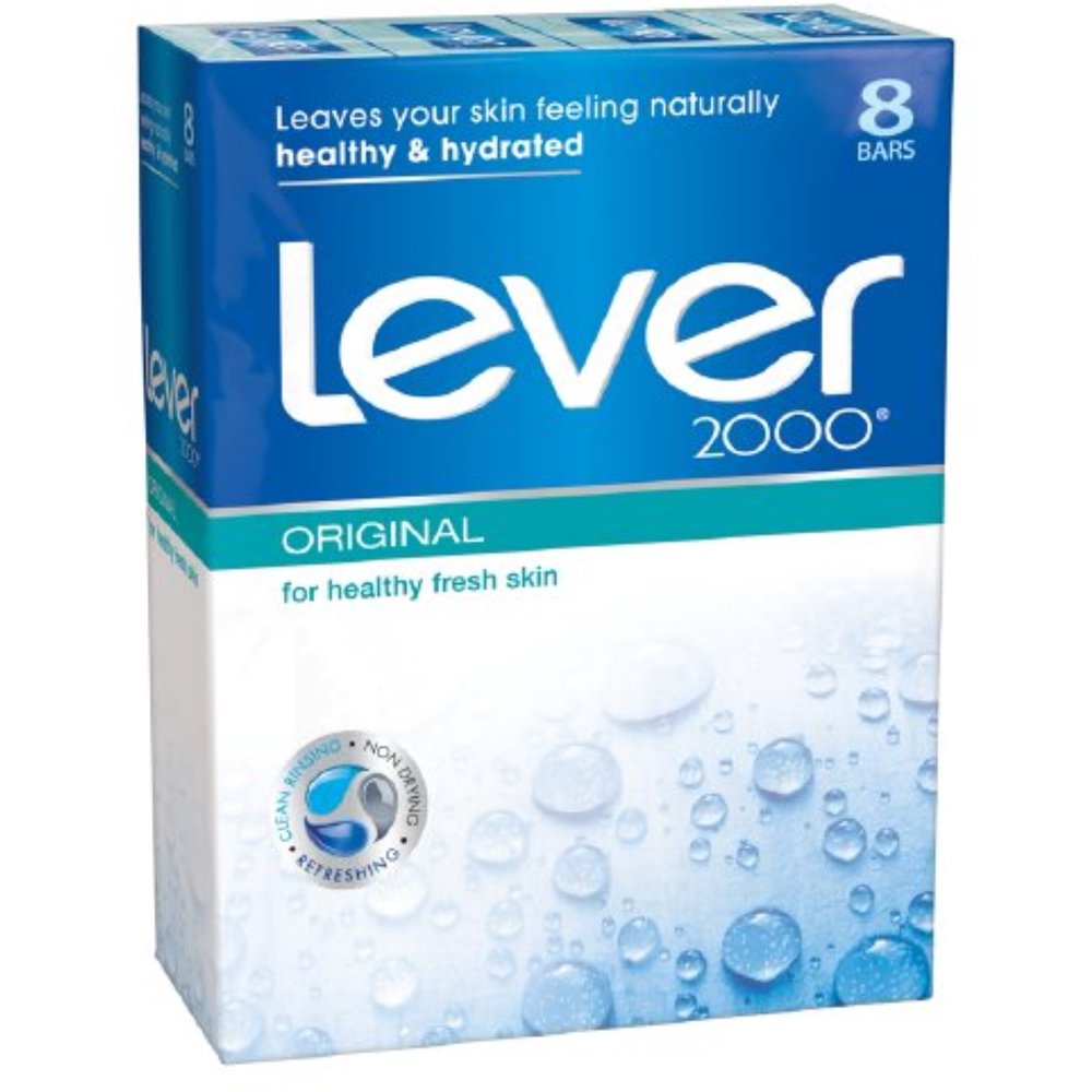 Lever 2000 Bar Soap, Original, 4 oz bars, 8 ea (Pack of 3)