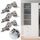 thumbnail image 5 of Bisagra de Muebles, Accesorios de Hardware Bisagra de Puerta del Gabinete, Bisagra Hidráulica Muebles de Cierre Suave Resistente a la Corrosión para la Cocina de Accesorios de, 5 of 7
