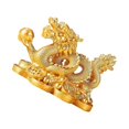 thumbnail image 4 of facefd Treasures Dragon Statue Collection Exquisite for Home Office Aureate, 4 of 9