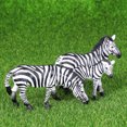 thumbnail image 4 of 1 Set Zebra Family Model Simulation Wildlife Realistic Animal Figure Toy for Kids, 4 of 7