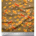 thumbnail image 1 of Soimoi Rayon Fabric Heart,Hen & Chick Cartoon Decor Fabric Printed Yard 56 Inch Wide, 1 of 3