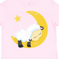 thumbnail image 4 of Inktastic Cute Sheep, Sleeping Sheep, Moon, Stars, Sleepy Boys or Girls Toddler T-Shirt, 4 of 5