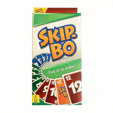 SKIP. BO Card Game - English Edition | Sequential Fun for 2-6 Players, Ideal for Family Game Night