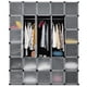 thumbnail image 5 of Costway Organizador en Cubos, Armario Modular de 20/30 Cubos, Armario de Cubos de Plástico con Puertas, Ganchos, para Ropa/Zapatos/Juguetes/Libros, Fácil de Montar para Sala de Estar/Oficina, 5 of 5