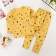 thumbnail image 2 of Hiijoy Toddler Boys Pajama Sets Cartoon Print Long Sleeve T Shirt Pants Sleepwear Outfits, 2 of 3