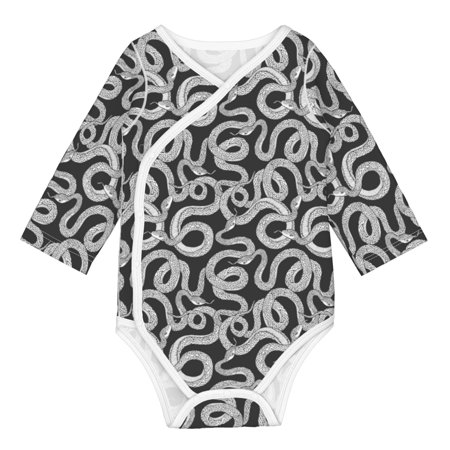 

Coaee Snake for Soft Cotton Baby Long-Sleeve Bodysuit Girls Boys Bodysuit Romper