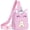 Pink, variant on YOOLIFE Small Sling Bag, Initial Fanny Pack Purse Crossbody Bag, Unicorn Gifts Trendy Stuff Birthday Gifts, Pink (J)