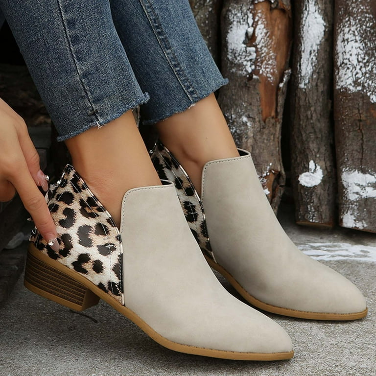 Leopard store muck boots