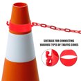 thumbnail image 3 of PAMINGONO 10pcs Safety Chain Connector for Link Plastic Red for Outdoor Use with Easy Installation, 3 of 8