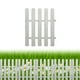 thumbnail image 2 of Valla de jardín de plástico blanco, bordes de estacas para césped, parterres, bordes de plantas y decoración de jardín., 2 of 6