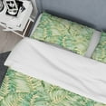 thumbnail image 4 of Designart 'Tropical Retro Foliage ' Mid-Century Modern Duvet Cover Set, 4 of 4
