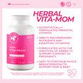 thumbnail image 3 of Mountain Meadow Herbs Herbal Vita-MOM | Herbal Prenatal Vitamins for Women: Unique Blend of Folic Acid, Vitamins, Iron & Herbs in Soft Gel Caps | 2-month Supply (120ct.), 3 of 6