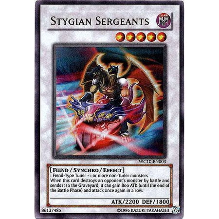 YuGiOh World Championship 2010 Ultra Rare Stygian Sergeants WC10-EN003
