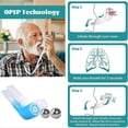thumbnail image 4 of Mucus Removal Device Lung Exercise Respiratory Muscle Trainer -Blue, 4 of 5