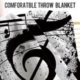 thumbnail image 3 of Yibo Music Theme Blanket Flannel Soft and Comfortable Anti-static Bed Sofa Blanket, 3 of 5