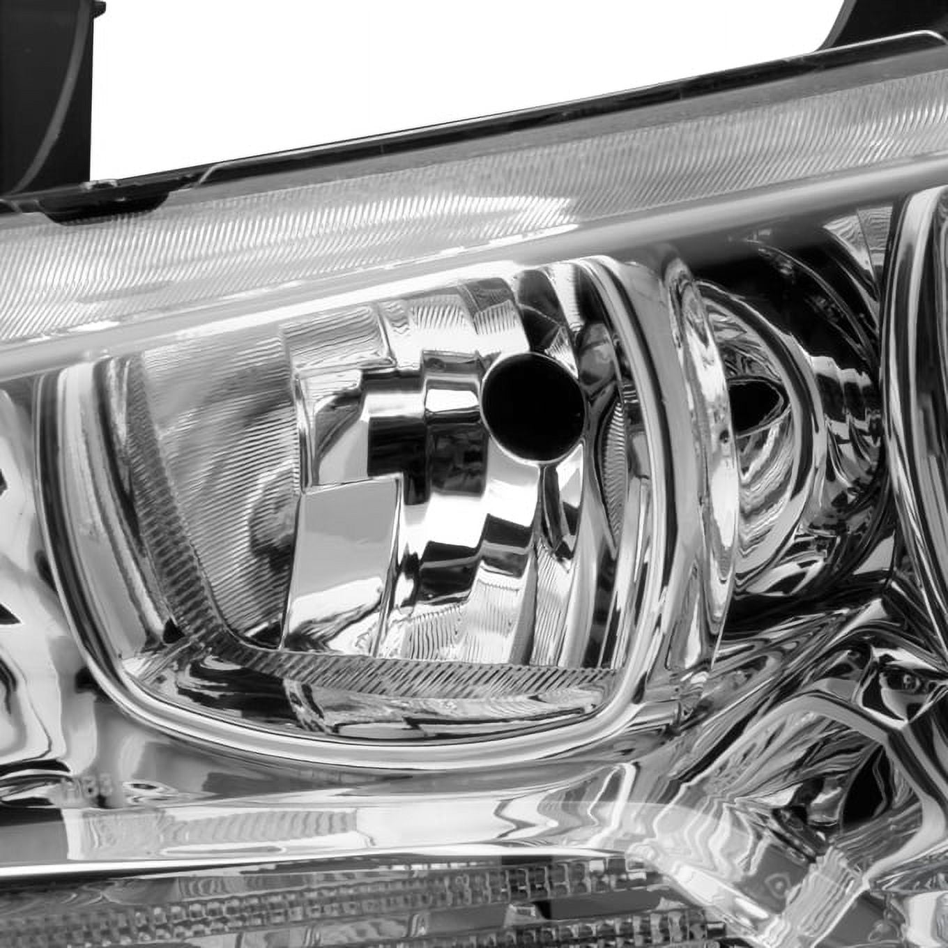 AKKON - For 11-14 Dodge Charger Chrome Clear Headlights Front Lamps Direct Replacement Pair Left + Right