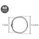 thumbnail image 2 of 60 PCS Loose Leaf Binder Rings 1-Inch Office Book Rings, Nickel Plated Steel Binder Rings, Key Rings, Metal Book Rings, 2 of 5