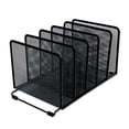 thumbnail image 3 of Deluxe Mesh Stacking Sorter, 5 Sections, Letter To Legal Size Files, 14.63" X 8.13" X 7.5", Black | Bundle of 5 Each, 3 of 5
