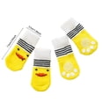 thumbnail image 4 of 8PCS Dog Socks Teddy Three Doll Scratch Socks Four Sets Of Dog Shoes Pet Socks Indoor Puppy Cat Pet Protection, 4 of 5