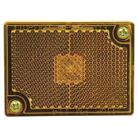 E114A Pc-rated Clearance Light with Reflex - Amber