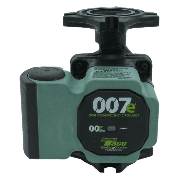 Taco 007E-2F4 High-Effeciency Cast Iron Circulator Pump