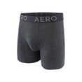 thumbnail image 3 of Aeropostale Mens Boxer Briefs-Cotton Stretch Boxer Briefs Underwear (Navy/Charcoal/Blue/Coral/Black, Medium), 3 of 6