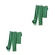 thumbnail image 3 of Conjunto de pijama de seda helada Qarigey 2piezas camiseta de algodón con cuello en V Verde METRO, 3 of 6