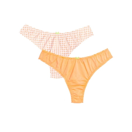 

Nobo No Show Ruffle Tanga Panty Panty 2-Pack NB518PK
