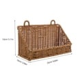 thumbnail image 2 of SHOWERORO Cesta Para Almacenamiento De En Pared Material Plástico Rattan Color Con Instalación Sin Taladro, 2 of 6