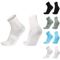 thumbnail image 2 of SERTG Unisex Crew Socks Breathable Mid Socks Odor Sports Crew Socks for Men Women Socks All Seasons Comfortable Wicking Socks(White,Free Size), 2 of 5