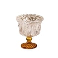 thumbnail image 1 of Embossed Crystal Glass Footed Cups, Large Capacity Luxury Goblets for Yogurt, Ice Cream, Dessert, Water, Home Use, 1 of 7