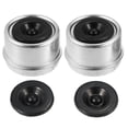 thumbnail image 1 of Unique Bargains 1 juego 1.98 '' Eje de remolque Tapa antipolvo Cojinete de remolque Tapa antipolvo con 2 tapones de goma para remolque, 1 of 1