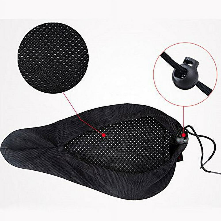 Gel Bike Seat Cover Best Bike Saddle Cover with Black Waterproof Saddle Cover Extra Comfortable Gel Bicycle Seat for MTB Mountain Bike Seat City